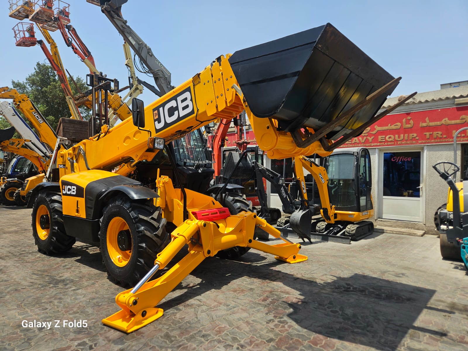2007 540-170 TELEHANDLER BOOM LOADER (744)